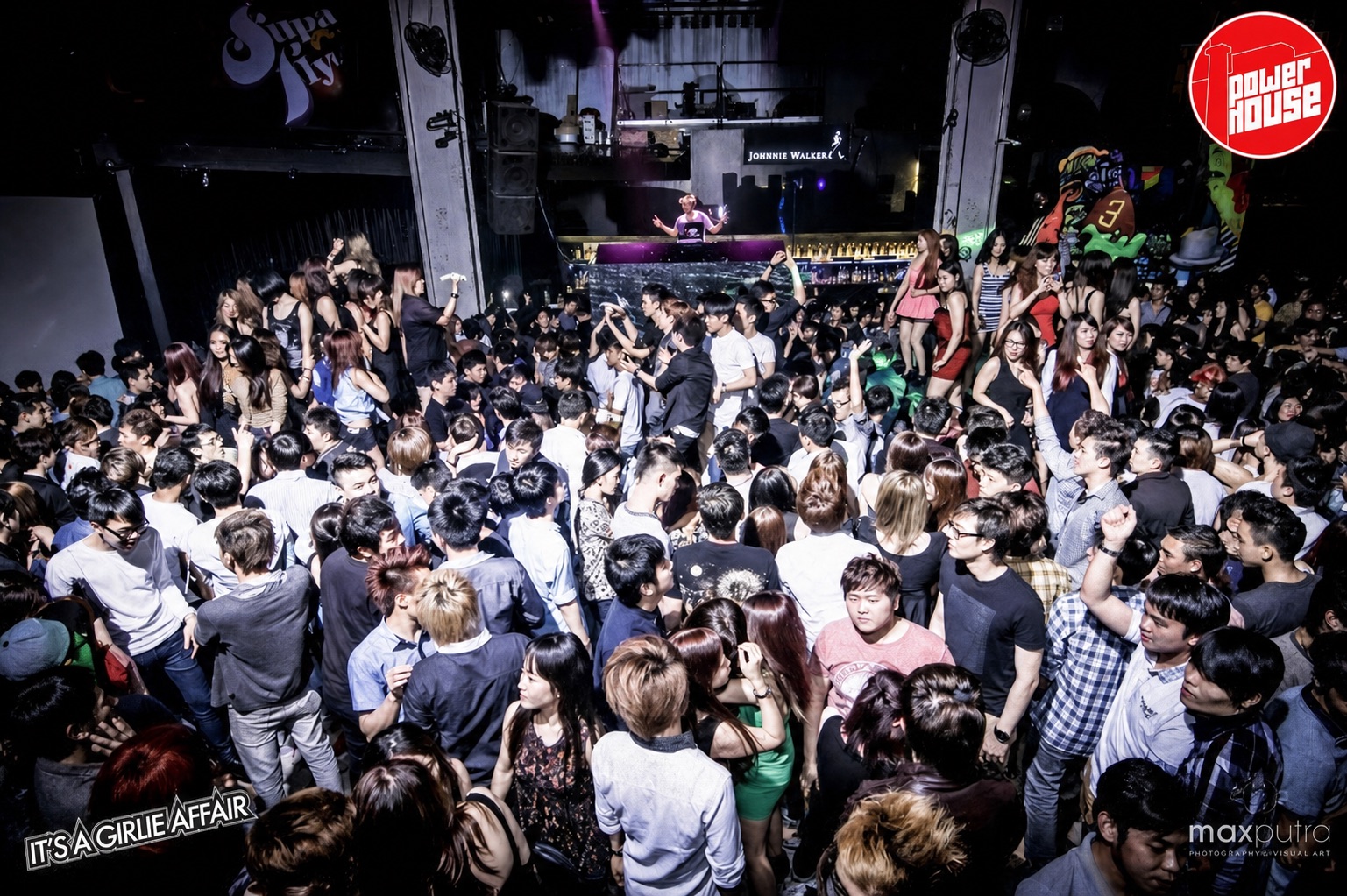 A packed Girlie Affair event at Powerhouse