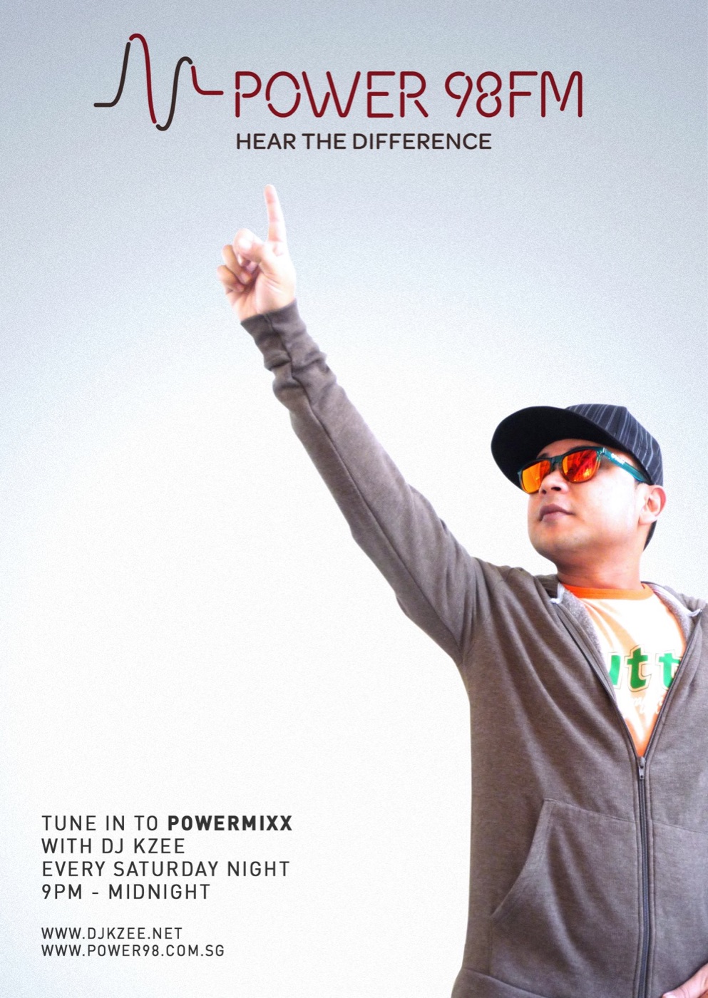 Power 98FM Power Mixx poster featuring DJ Kzee