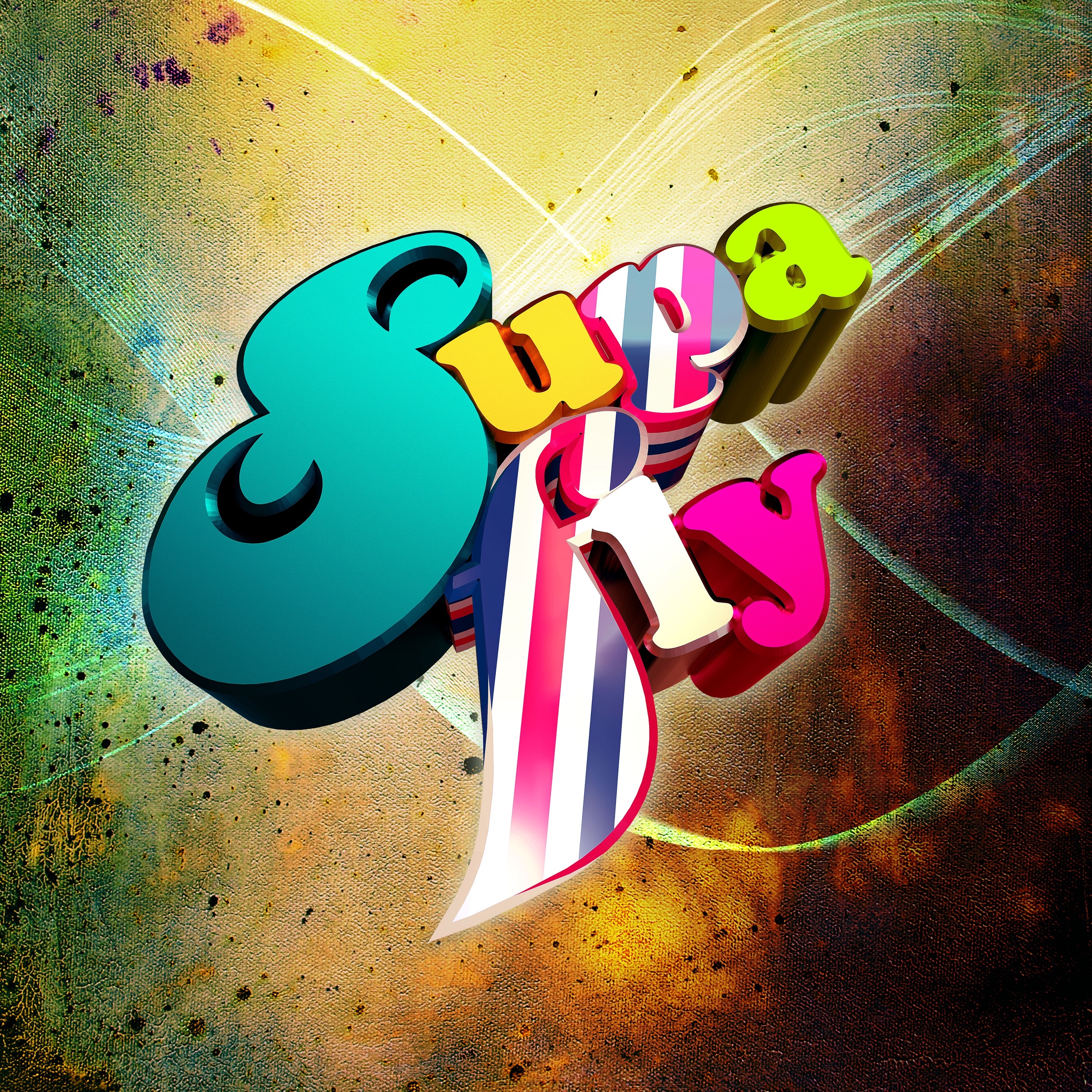 The original colourful Supafly trademark artwork